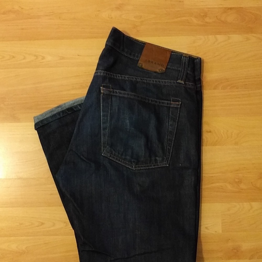 J brand Kane slim straight jeans - front faded somewhat